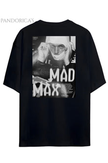 Pandorica's Max Verstappen Tasarımı Sırt ve Göğüs Baskılı Unisex Pamuklu T-shirt