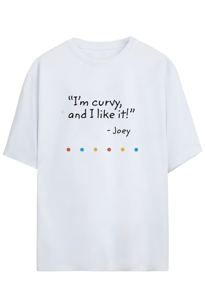 Friends Tasarimi Unisex Pamuklu T-shirt