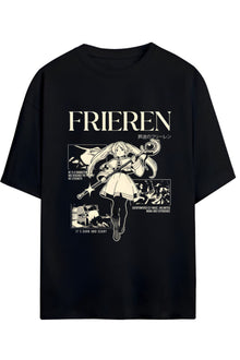 Frieren: Beyond Journey's End (Sousou no Frieren) Baskılı Yazılı Pamuklu Unisex Tişört