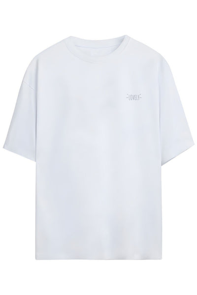 Billie Eilish Lovely Tasarimi Sırt ve Göğüs Baskılı Unisex Pamuklu T-shirt