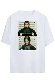 Supernatural Tasarimi Unisex Pamuklu T-shirt