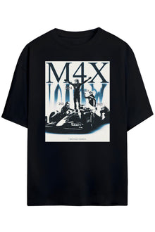 Max Verstappen Tasarım Unisex Pamuklu T-shirt