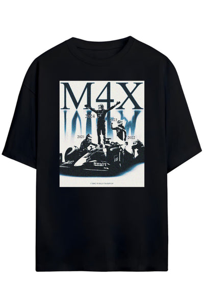 Max Verstappen Tasarım Unisex Pamuklu T-shirt