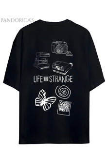 LIFE IS STRANGE TASARIM SERİSİ BASKILI PAMUKLU RELAXED KALIP UNISEX TİŞÖRT