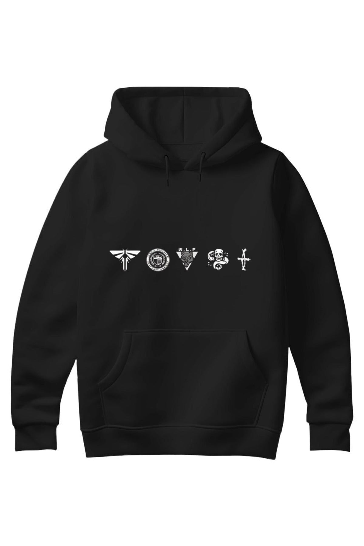 The Last Of Us Tasarımı Unisex Kapüşonlu Pamuklu Sweatshirt (Hoodie)