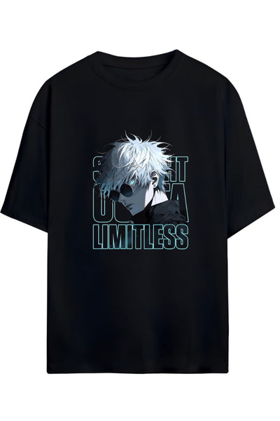 Jujutsu Kaisen Anime Serisi Baskılı Yazılı Pamuklu Unisex Tişört