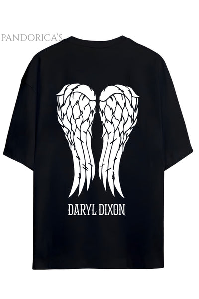 The Walking Dead DARYL DIXON Sırt Baskılı Pamuklu Relaxed Kalıp Unisex Tişört