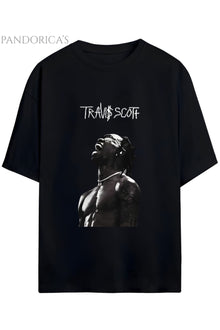 Travis Scott Tasarım Serisi Yazılı Baskılı Pamuklu Unisex Tişört
