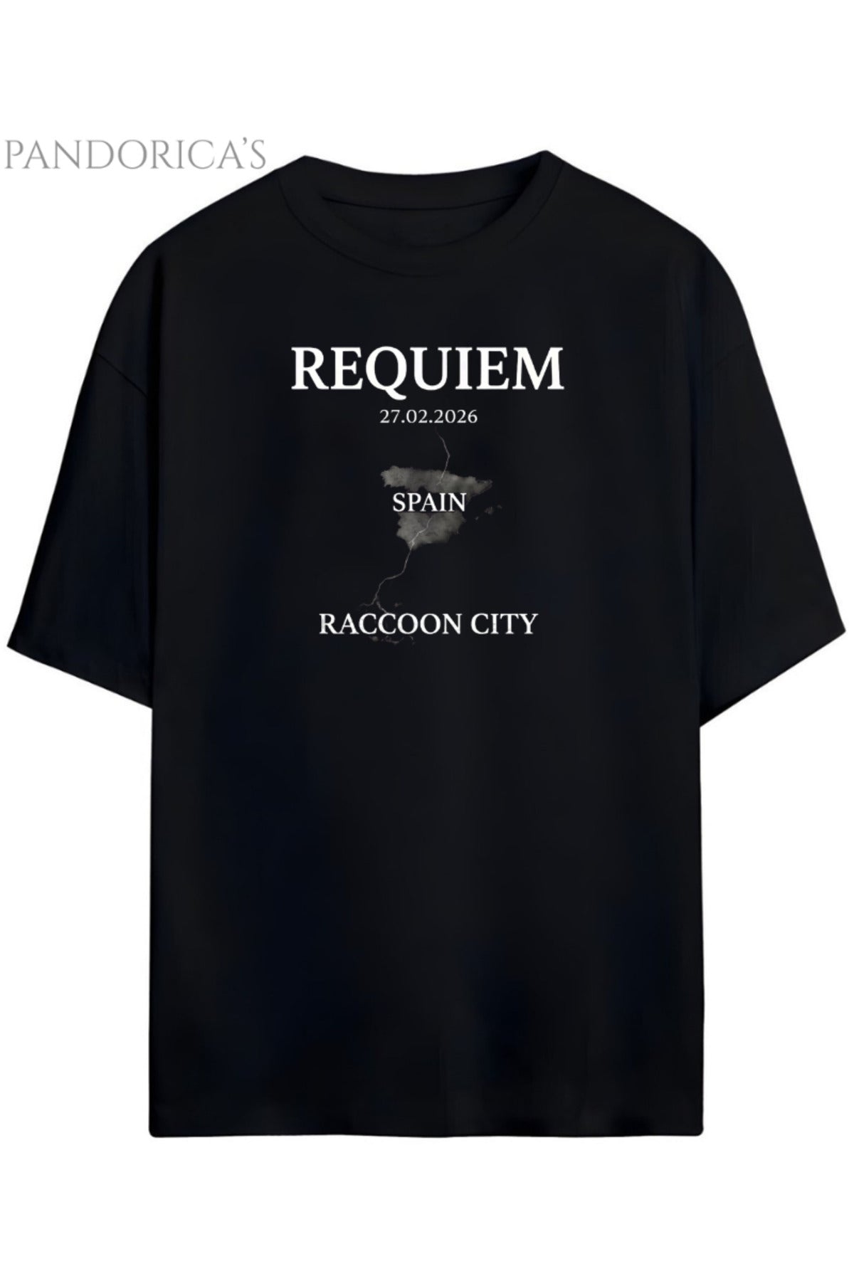 Pandorica's Resident Evil Requiem Tasarımı Unisex Pamuklu T-Shirt