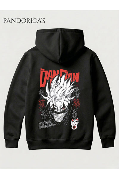 DANDADAN Anime Manga Tasarımı Yazılı Sırt Baskılı Unisex Kapüşonlu Pamuklu Sweatshirt Hoodie
