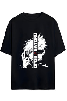 Jujutsu Kaisen Anime Serisi Baskılı Yazılı Pamuklu Unisex Tişört