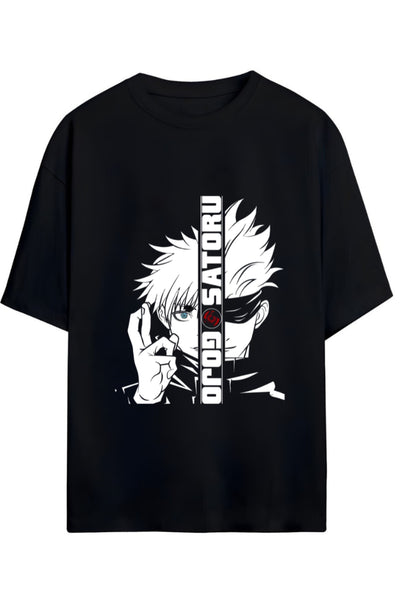 Jujutsu Kaisen Anime Serisi Baskılı Yazılı Pamuklu Unisex Tişört