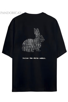 Pandorica's The Matrix Tasarımı Sırt ve Göğüs Baskılı Unisex Pamuklu T-shirt