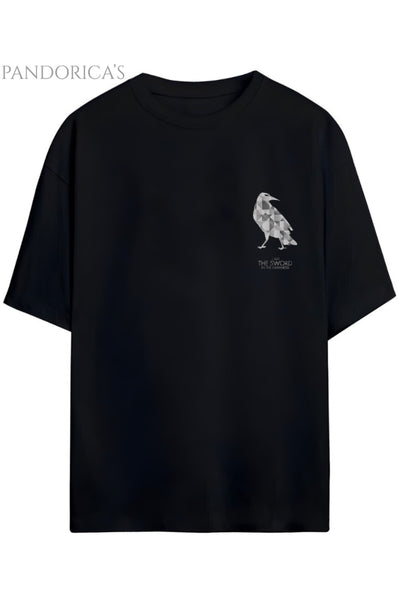 Pandorica's Game Of Thrones The Night's Watch Tasarımı Sırt Ve Göğüs Baskılı Unisex Pamuklu T-shirt
