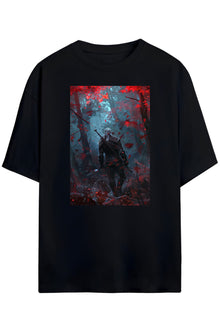The Witcher Tasarımı Unisex Pamuklu T-shirt