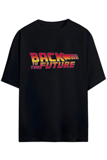 Back To The Future Tasarımı Unisex Pamuklu T-shirt