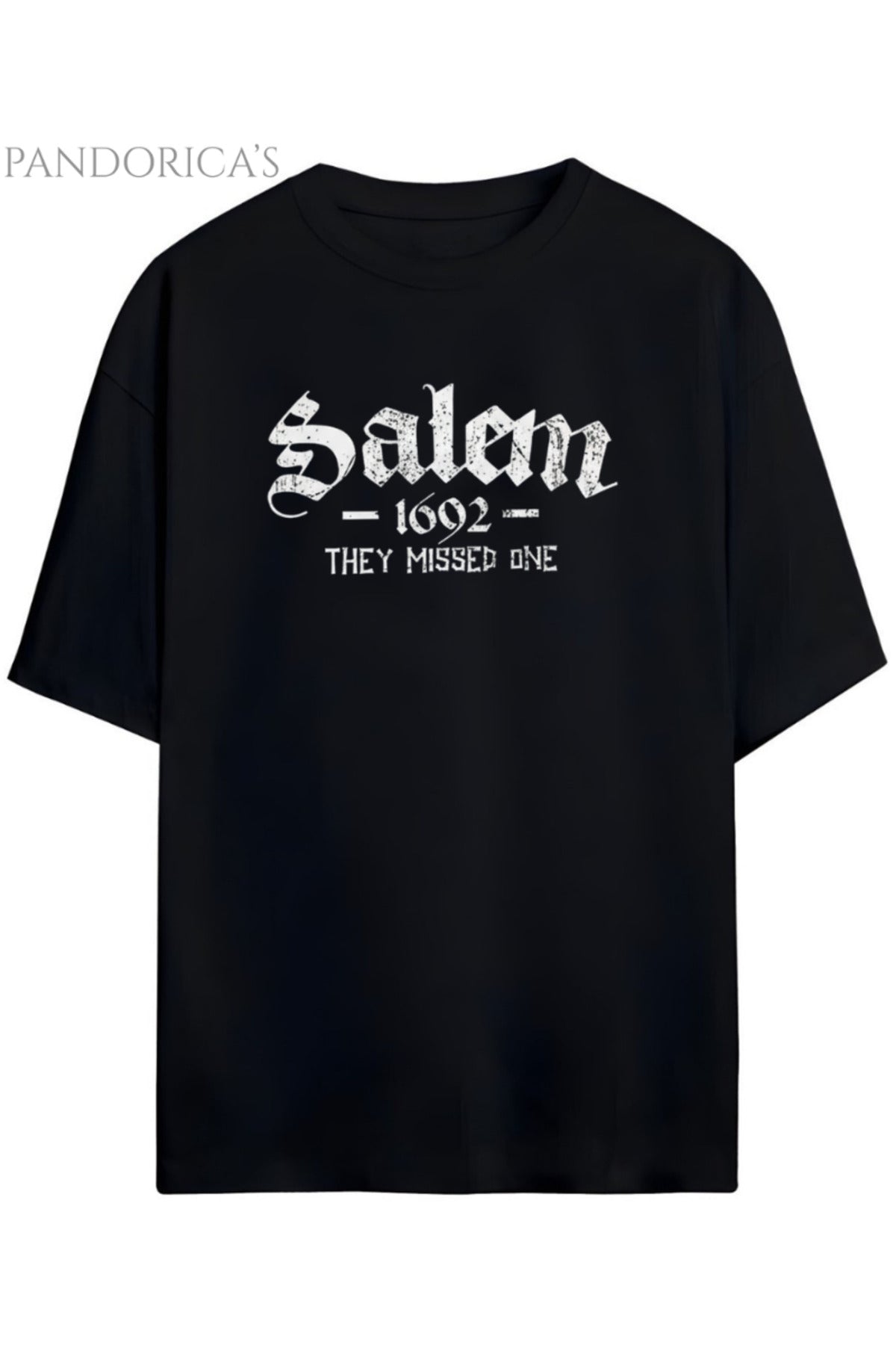 Pandorica’s Salem Witch Tasarımı Unisex Pamuklu T-Shirt