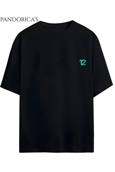 Pandorica's Kimi Antonelli Tasarımı Sırt ve Göğüste Baskılı Unisex Pamuklu T-shirt