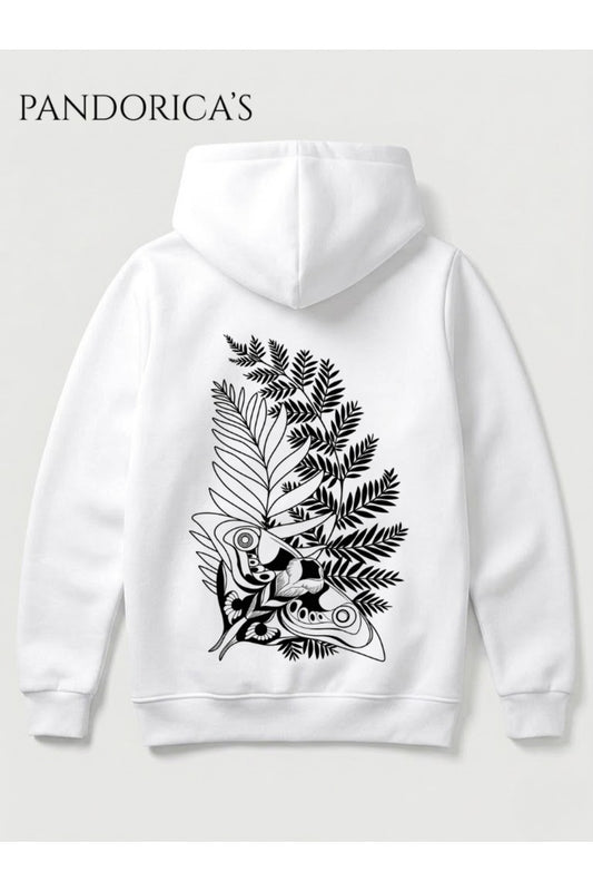 THE LAST OF US Özel Tasarımı Yazılı İkonik Dövme SIRT VE GÖĞÜS BASKILI Unisex Kapüşonlu Pamuklu Gamer Sweatshirt (Hoodie)