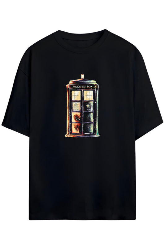 Doctor Who Tasarimi Unisex Pamuklu T-shirt
