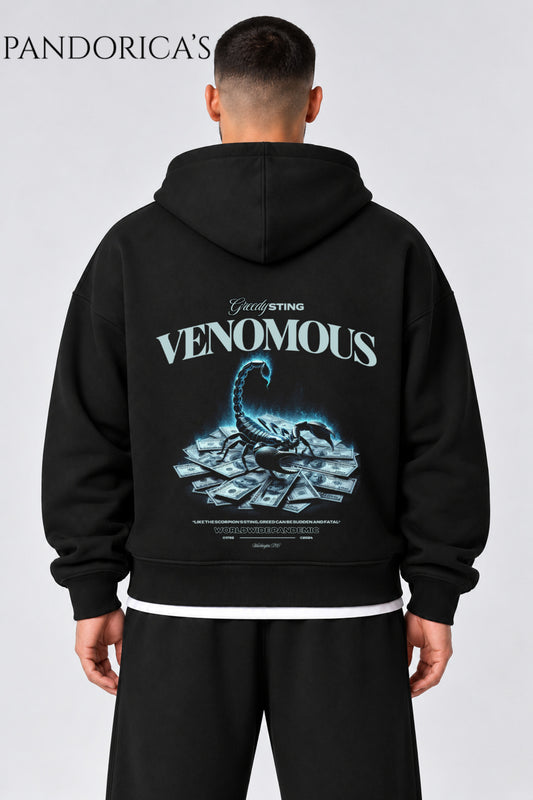 Urban Streetwear Konseptli Unisex Oversize Yazılı SIRT Baskılı Pamuklu Kapüşonlu Fermuarlı Hırka