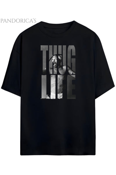 Pandorica's Tupac Shakur Tasarımı Unisex Pamuklu T-shirt