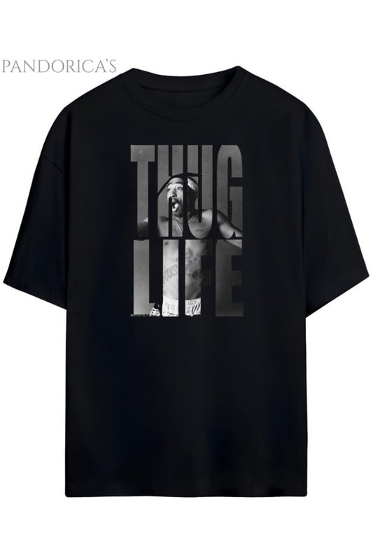 Pandorica's Tupac Shakur Tasarımı Unisex Pamuklu T-shirt