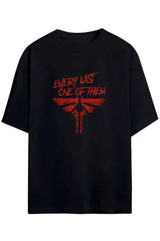 The Last Of Us Tasarimi Unisex Pamuklu T-shirt