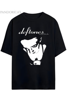 Pandorica's Deftones Tasarımı "Around The Fur" Baskılı Unisex Pamuklu T-shirt