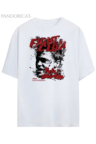 Pandorica's Fight Club Tasarimi Unisex Pamuklu T-shirt
