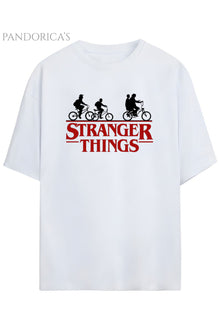 Pandorica's Stranger Things Tasarımı Unisex Pamuklu T-shirt
