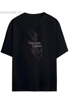 Pandorica's The Vampire Diaries Tasarımı Unisex Pamuklu T-shirt