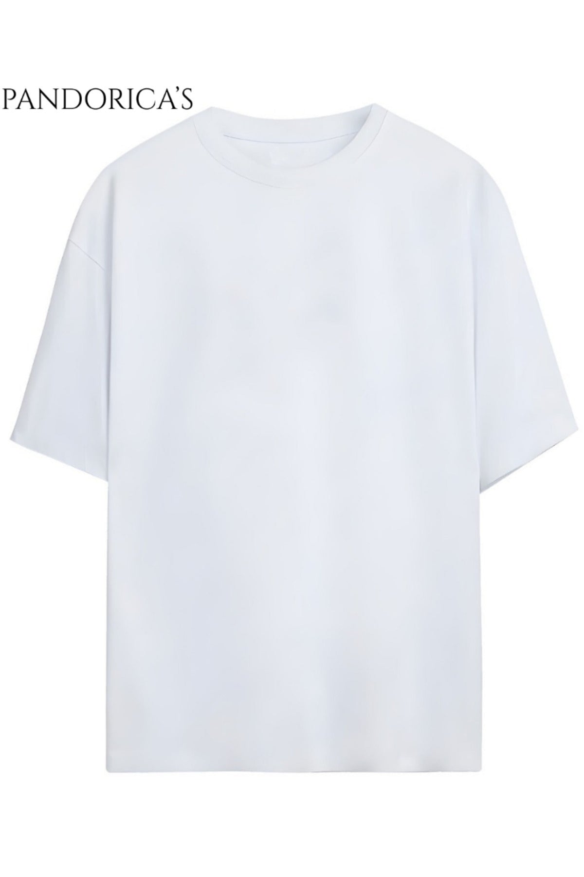 Beyaz One Piece Tasarım Serisi "Monkey D. Luffy" Sırt Baskılı Yazılı Unisex Relaxed Kalıp Pamuklu T-Shirt - 189