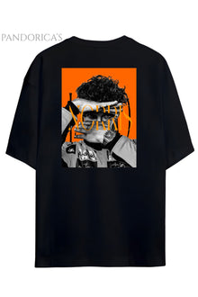 Pandorica's Lando Norris Tasarimi Sırt ve Göğüs Baskılı Unisex Pamuklu T-shirt