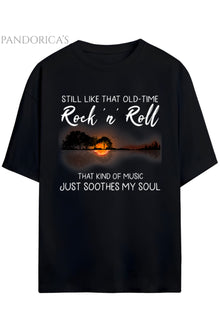Pandorica's ROCK TASARIM SERİSİ Yazılı Baskılı Unisex Relaxed Kalıp Pamuklu T-shirt