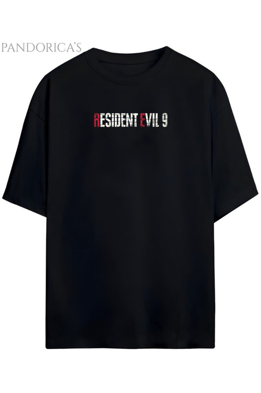 Pandorica's Resident Evil 9 Leon&Grace Tasarimi Sırt ve Ön Baskılı Unisex Pamuklu T-shirt