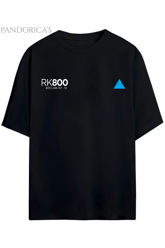 Detroit:Become Human Tasarım Serisi Connor RK800 Unisex Pamuklu Tişört