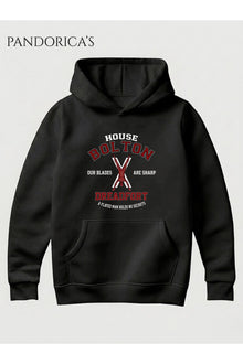 Game Of Thrones House Balton Tasarımı Unisex Kapüşonlu Pamuklu Sweatshirt (Hoodie)