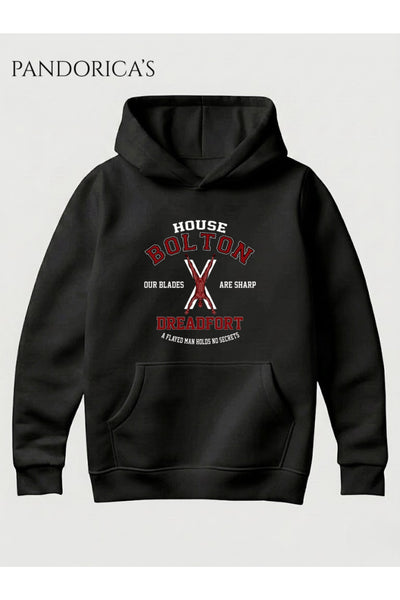 Game Of Thrones House Balton Tasarımı Unisex Kapüşonlu Pamuklu Sweatshirt (Hoodie)