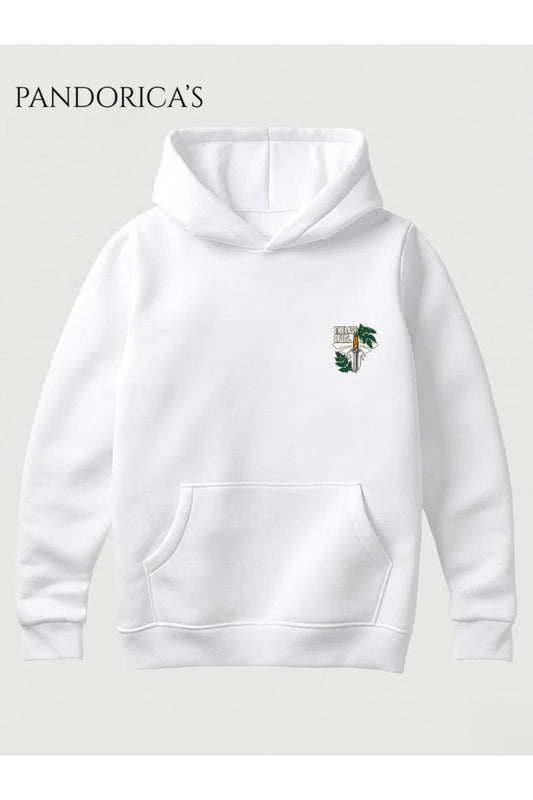 THE LAST OF US Özel Tasarımı Yazılı SIRT VE GÖĞÜS BASKILI Unisex Kapüşonlu Pamuklu Gamer Sweatshirt (Hoodie)