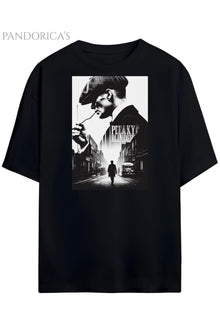 Pandorica's Peaky Blinders Thomas Shelby Tasarımı Unisex Pamuklu T-shirt