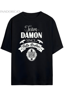 Pandorica's The Vampire Diaries Tasarımı Unisex Pamuklu T-shirt