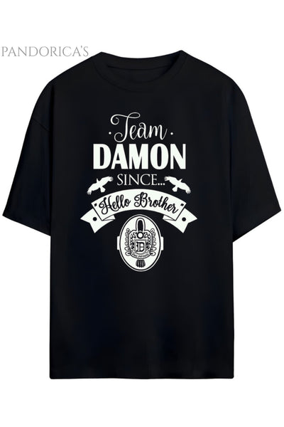 Pandorica's The Vampire Diaries Tasarımı Unisex Pamuklu T-shirt