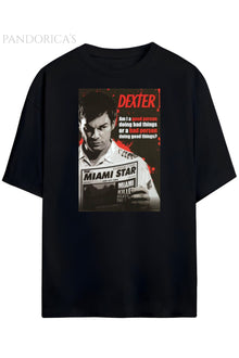 Pandorica's Dexter Tasarımı Unisex Pamuklu T-shirt