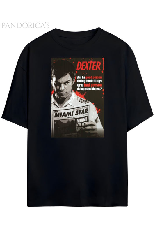 Pandorica's Dexter Tasarımı Unisex Pamuklu T-shirt
