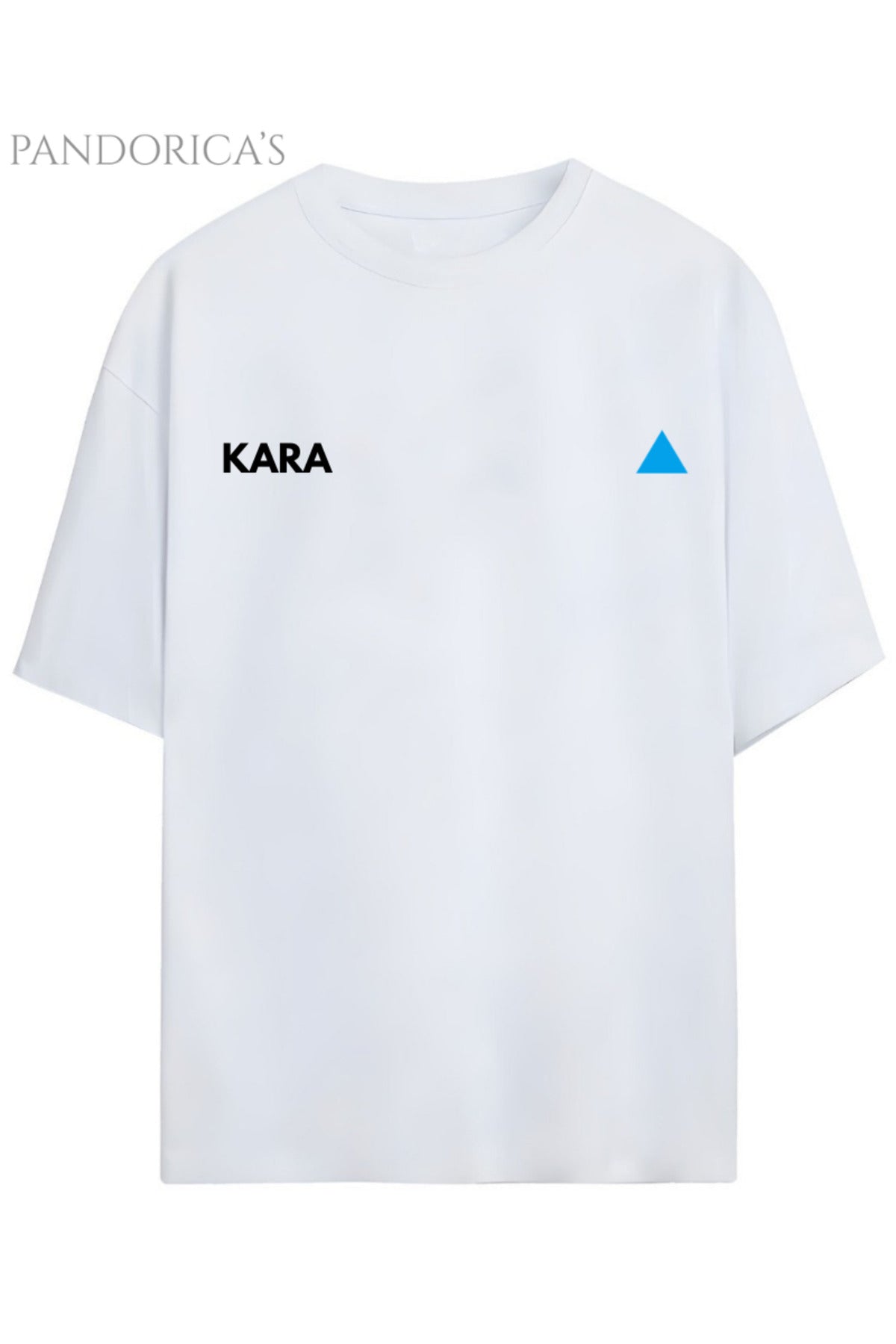 Detroit:Become Human Tasarım Serisi Kara Ax400 Yazılı Baskılı Pamuklu Unisex Tişört