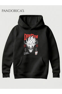 DANDADAN Anime Manga Tasarımı Yazılı Baskılı Unisex Kapüşonlu Pamuklu Sweatshirt Hoodie