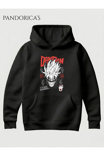 DANDADAN Anime Manga Tasarımı Yazılı Baskılı Unisex Kapüşonlu Pamuklu Sweatshirt Hoodie