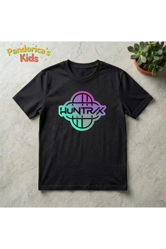 Pandorica's Kpop İblis Avcıları (Demon Hunters) Tasarımı Pamuklu Unisex Çocuk T-shirt