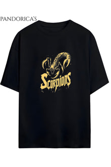 Pandorica’s Scorpions Tasarımı Unisex Pamuklu Tişört